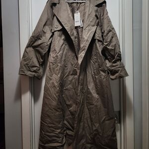 Stylish Tan Trench Coat